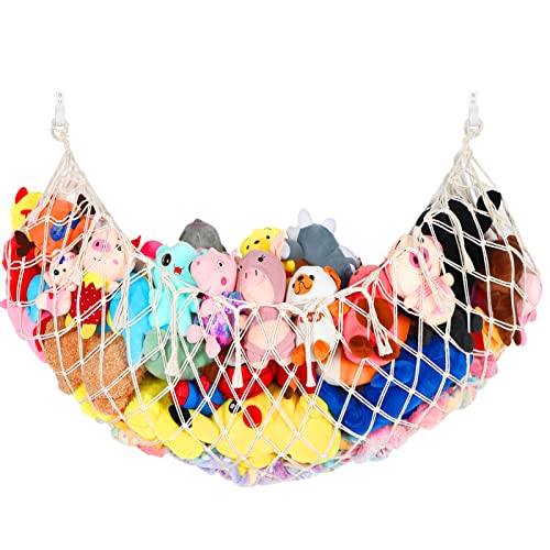 Image of Stuffed Animal Net Or Hammock,Hanging Corner Net for Stuffed Animals