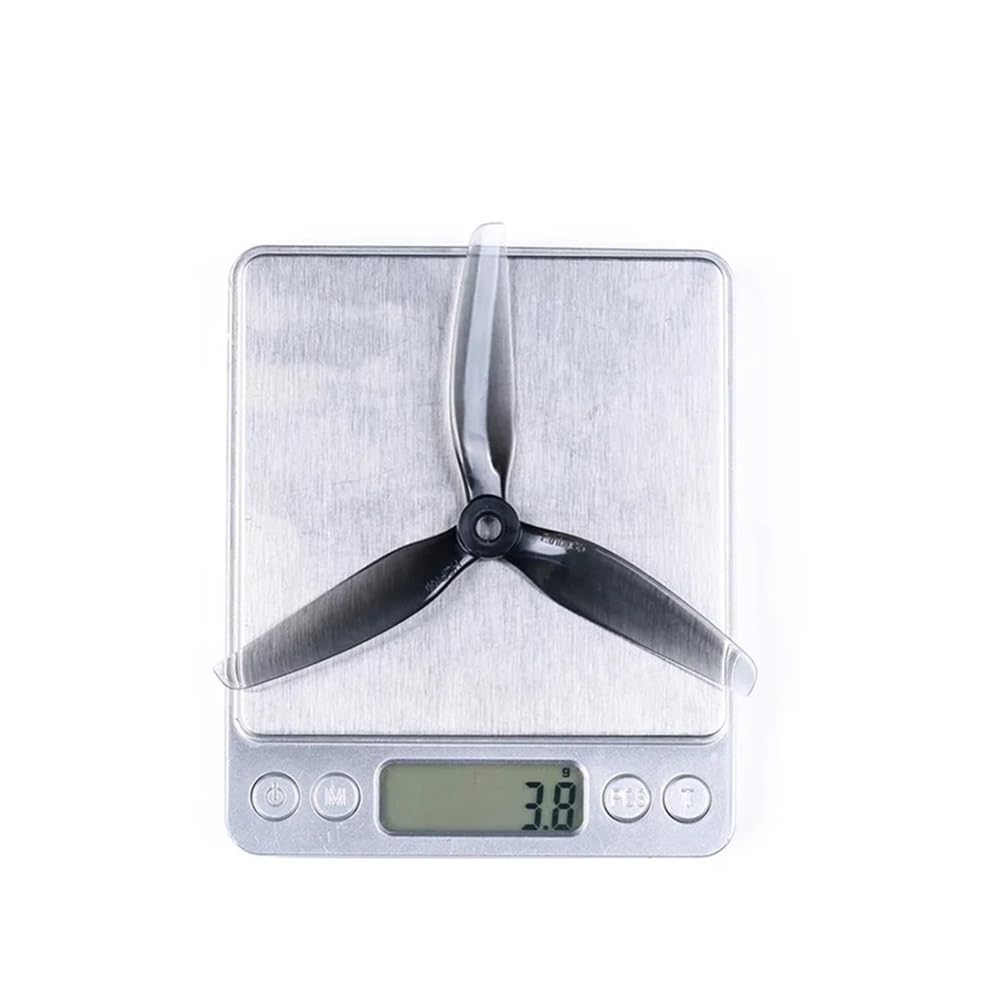 Universale 2/4 Paia di Eliche 5040 5X4X3 5" 3-Blade per Droni e Quadcopter (6 Paia Grigio)