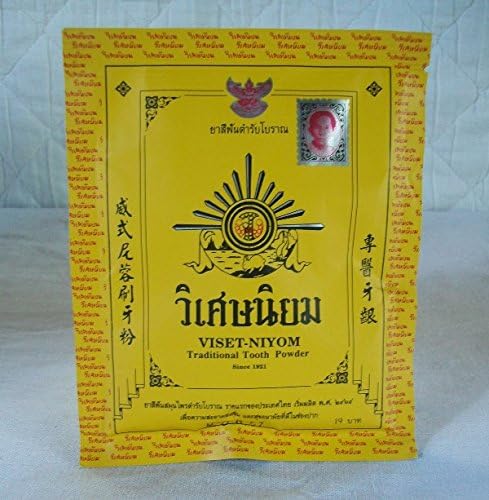 Viset Niyom Herbal Herbs Tooth Powder Thai Original Traditional Toothpaste From Thailand