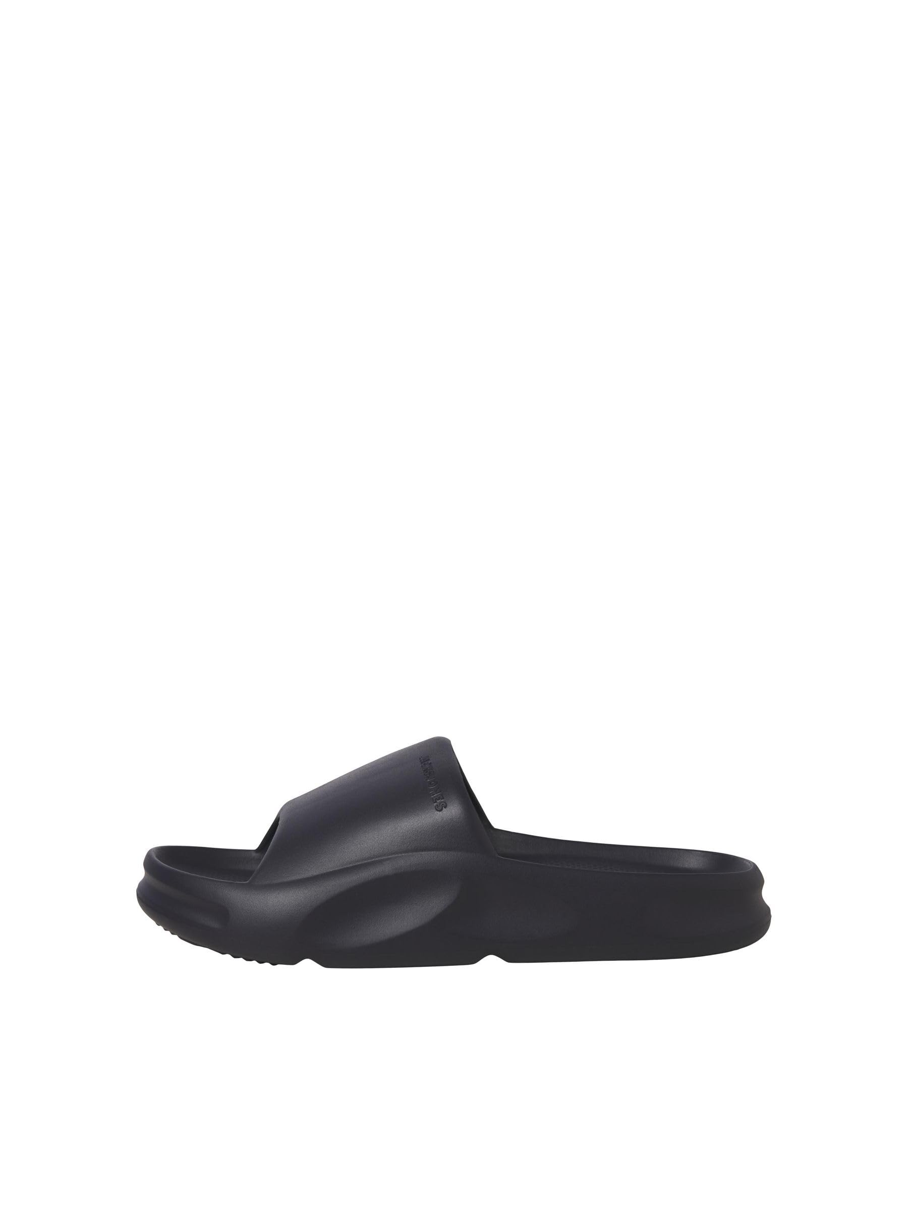 JACK & JONES Male Sandals, charcoal, 6 UK