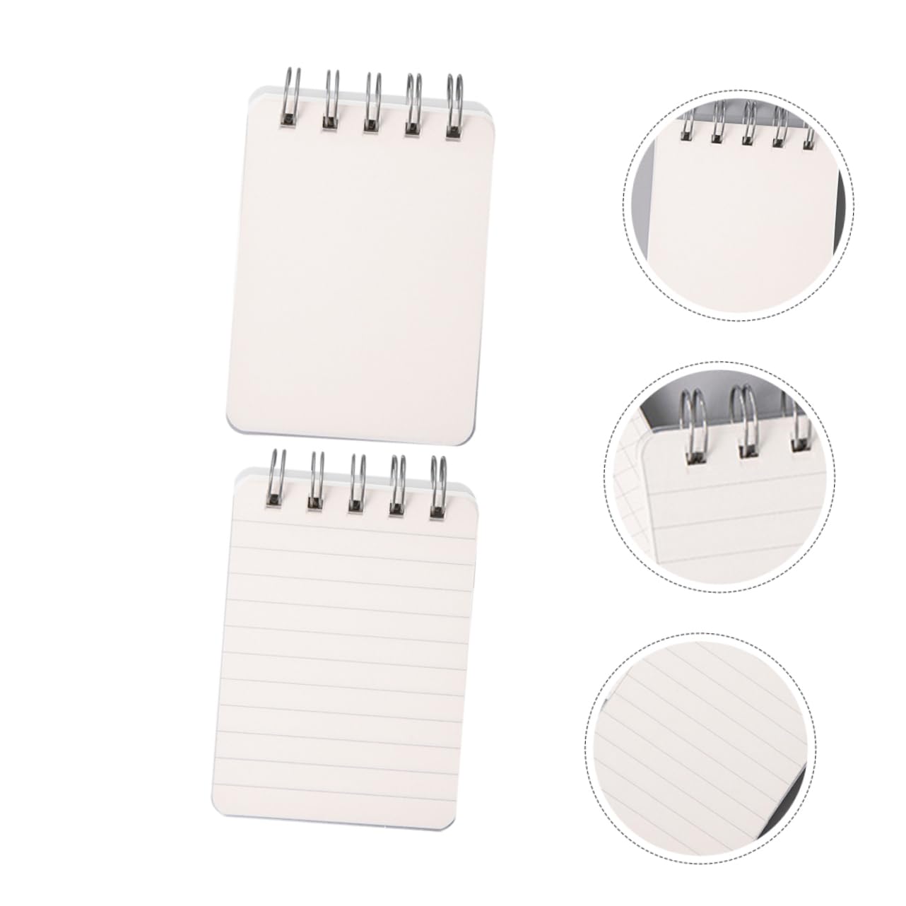 VILLCASE 5 Ensembles Mini Carnet De Notes Petits Carnets En Vrac Le Carnet Mini Bloc-Notes Bloc-Notes De Poche Cahiers Pour L'École Mini Carnet Vierge Sous Vide Cahier À 4 pièces * 5