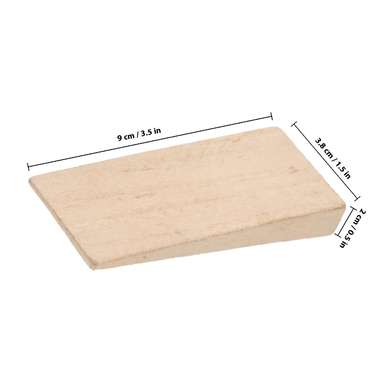 Coin de Fixation en Bois pour Manche de Hache et Houe, Cales Fines en Bois Jaune Lot de 10 Pièces, Accessoires pour Outils Agricoles, Cale de Poignée Sécurisée pour Entretien