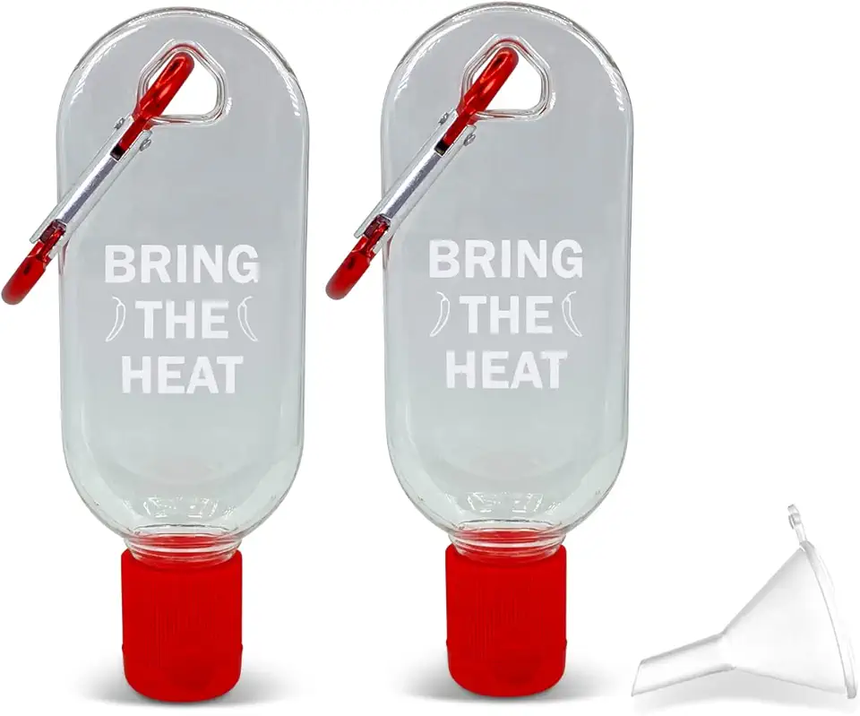 Hot Sauce Keychain Bottle