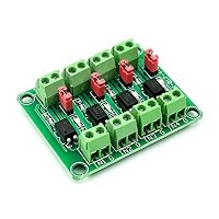 Hailege 2pcs PC817 4-Kanal-Optokoppler-Isolationsmodul 817 Spannungsisolations-Spannungswandlermodul 3,6-30 V fotoelektrisch isoliertes Modul (2/4/8 Kanal optional) – Ansicht 2