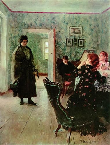 Peinture sur toile Il'ya Repin : sublimez votre chambre au style nordique 60x90