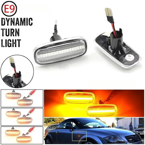 Intermitente dinámico LED para solucionar fallos de luz lateral en Audi TT 8N 2000 4
