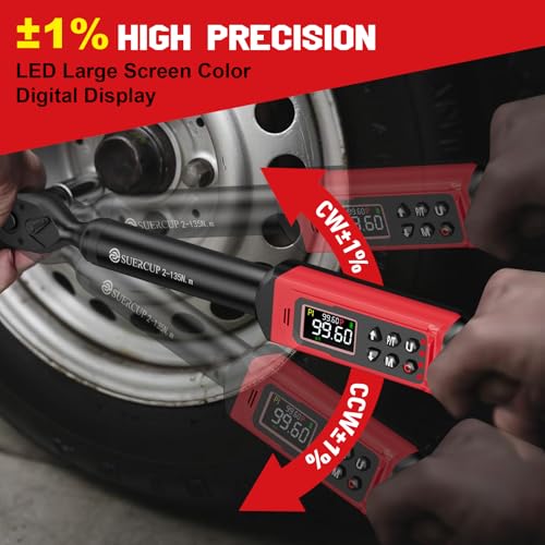 SUERCUP 3/8-inch Digital Torque Wrench