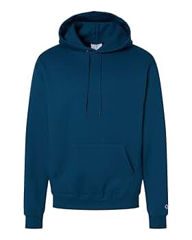 Champion Mens Powerblend Hooded Sweatshirt, XL, Late Night