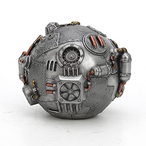 Estatua Steampunk Orb de Resina 3.38 pulg Veronese Design miniatura 5