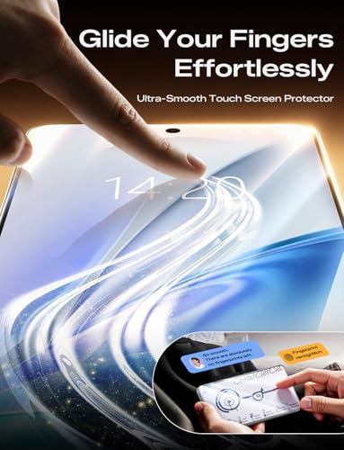 Image of MAGIC JOHN 2PACK 3rd Gen for Samsung Galaxy S26 Plus Screen Protector, One-Pull Easy Install, Smooth Touch, Auto-Align Screen, Support Fingerprint Unlock, 9H Glass, Anti-Scratch