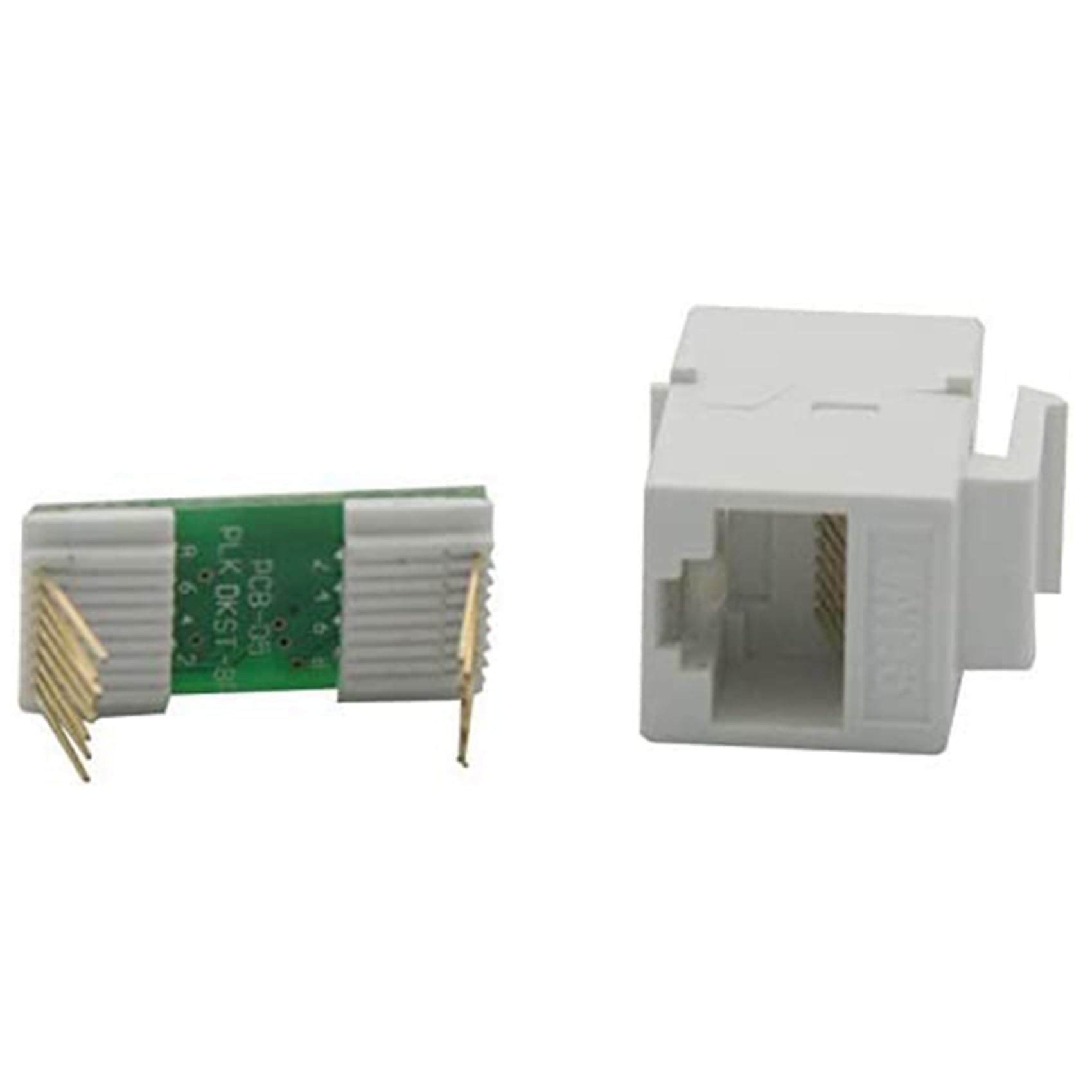 Coupleur Clé de Voûte Ethernet, 100 Paquet Cat6 Rj45 Jack Connecteurs Femelles