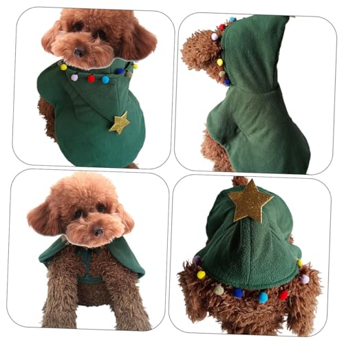 Disfraz para perro Garneck talla M color verde miniatura 3
