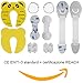 Rovtop 36 Pcs kit de Seguridad para Bebés, 12 Protectores de Esquina...