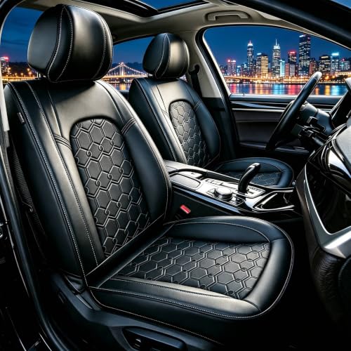 Image of Front Seat Covers for Mazda CX-5 2013-2027 Faux Leather