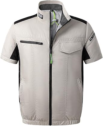 Air Conditioned Work Clothes, Vest, Work Clothes with Fan, Air Flow Adjustment, Simple, Durable, Fan Clothing, Cheap, UV Protection, Heatstroke Protection, Breathable, Outdoor Work