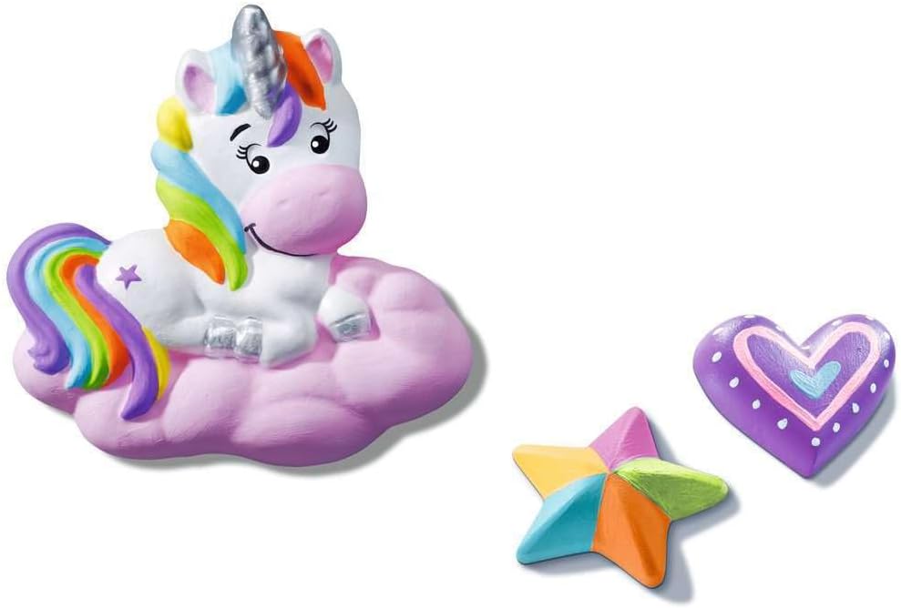 Ravensburger – Be Creative – Unicorns Figurines – 10 Objects to make in plaster – Decoration – Creative Hobbies – From 7 Years old – 25531