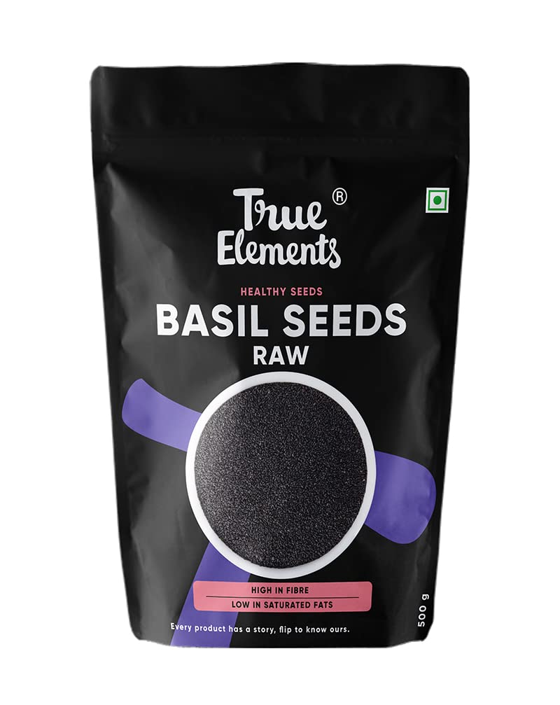 True Elements Basil Seeds 500g - Sabja Seeds | Tukmaria Seeds for Weight Management | Reduce body heat | Seeds for Eating | (B07KXLPMRN) Amazon Price History, Amazon Price Tracker