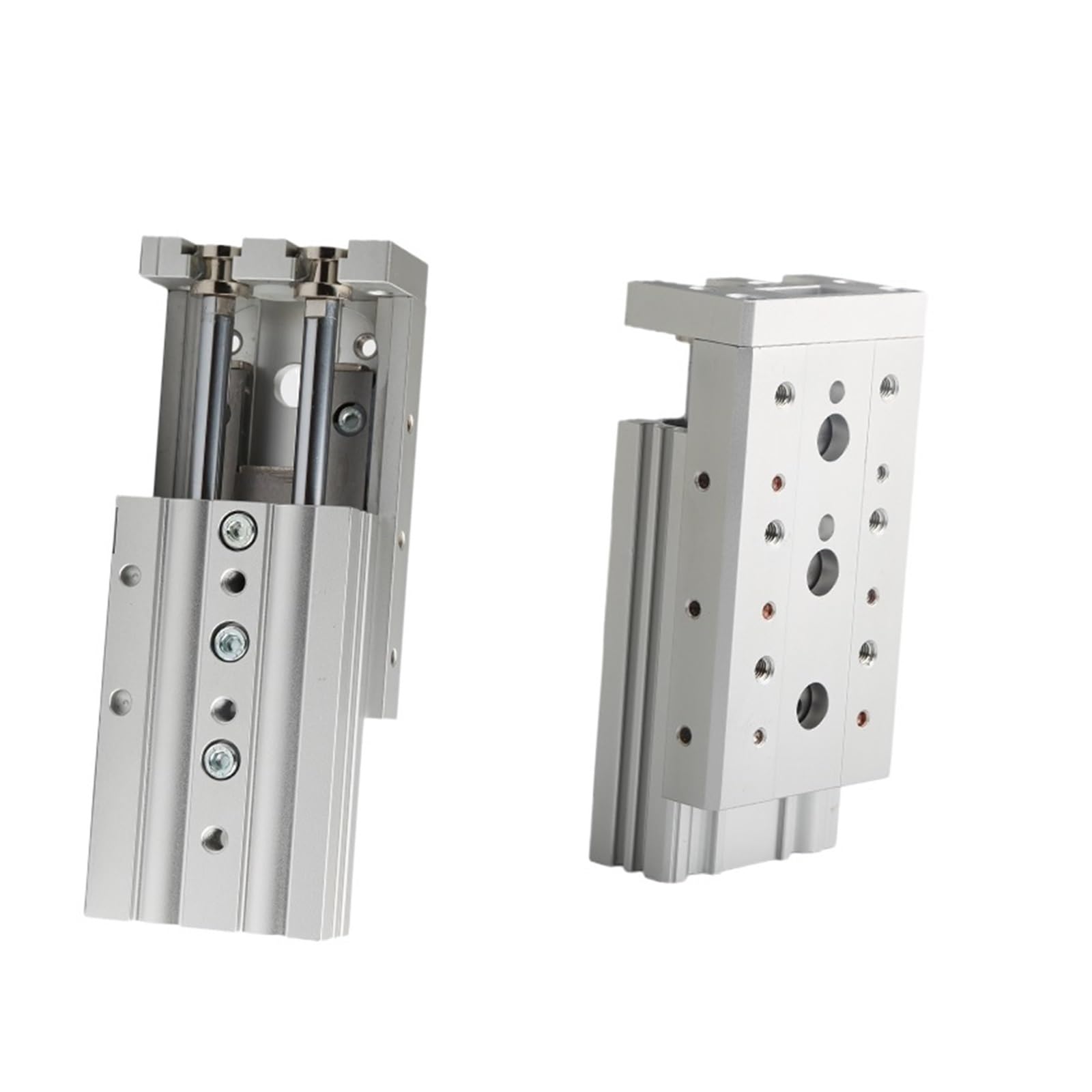 Cylindre pneumatique coulissant MXS16 anti torsion contre le jeu mécanique