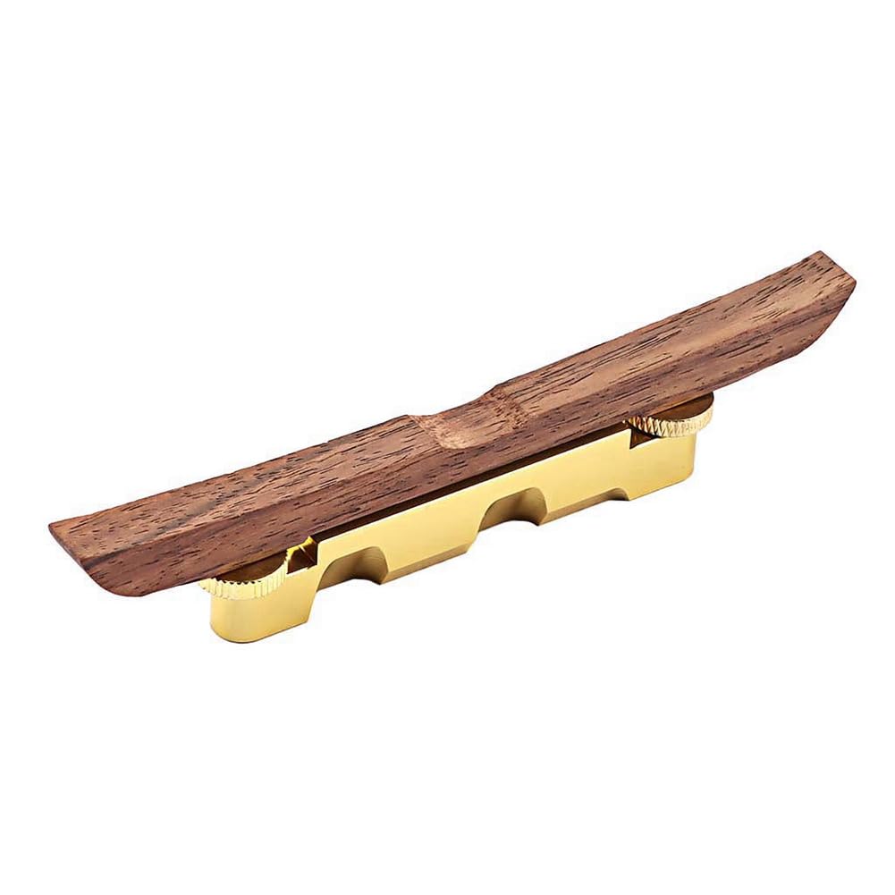 Set Ponte E Cordiera Per Chitarra Archtop Jazz | 6 Corde In Palissandro Con Regolazione Altezza - Foto 11