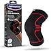 Hansaplast Sport Knie-Bandage, Kniebandage stabilisiert und unterstützt das Gelenk, Bandage mit Patella-Einlage hilft die Kniescheibe zu entlasten, Größe L/XL