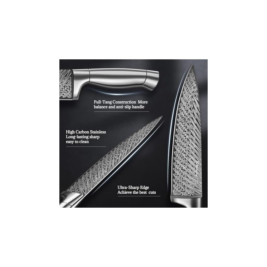 Knife-SetEmojoy-15-Pieces-Kitchen-Knife-Set-with-block-Knife-Block-Set-with-Built-in-SharpenerHigh-Carbon-Stainless-Steel-Sharp-Chef-Knife-Set-with-Hollow-Handle Knife Set,Emojoy 15 Pieces Kitchen Knife Set with block, Knife Block Set with Built-in Sharpener,High Carbon Stainless Steel Sharp Chef Knife Set with Hollow Handle