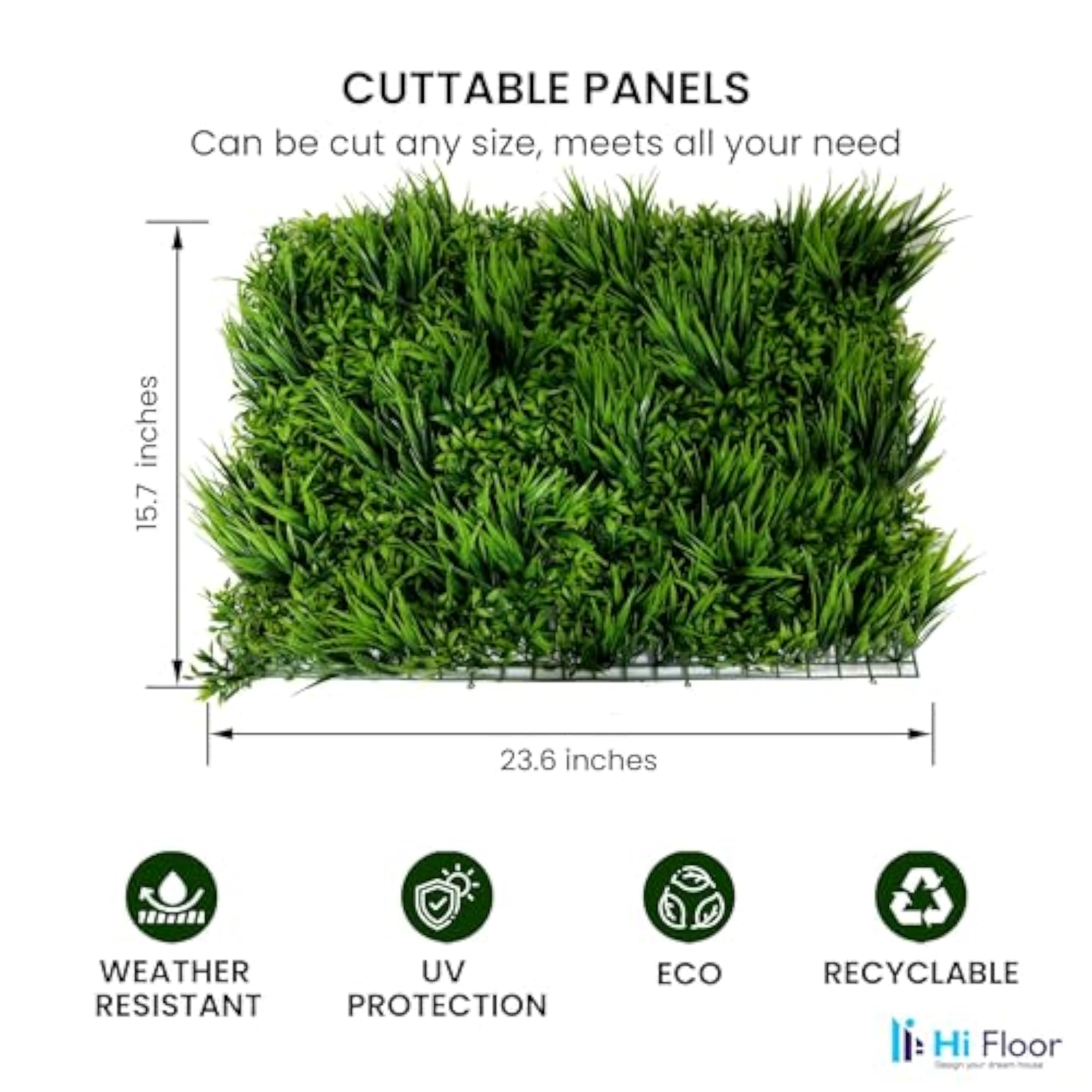Artificial Wall Grass for Home Decoration (1 Pc)