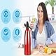 Home Soda Makers, Sprudelwasser-Maschine, 1000 ml Soda Maker Flasche, wiederverwendbare Soda/Sprudelgetränke Maschine zum Kohlensäuremachen von frischem Sodawasser, BPA-freie Metallflasche, Gasflasche