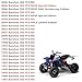GOLKNHA 164 PCS Polished Stainless Steel Engine Bolt Screw Kit for Banshee YFZ350 1987-2006
