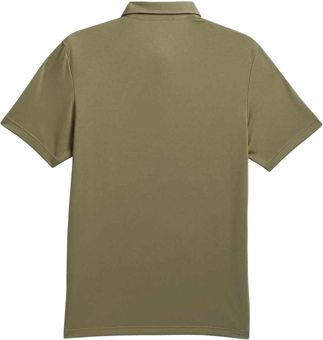 adidas Men's Stretch Short Sleeve Chest Print Golf Polo Shirt