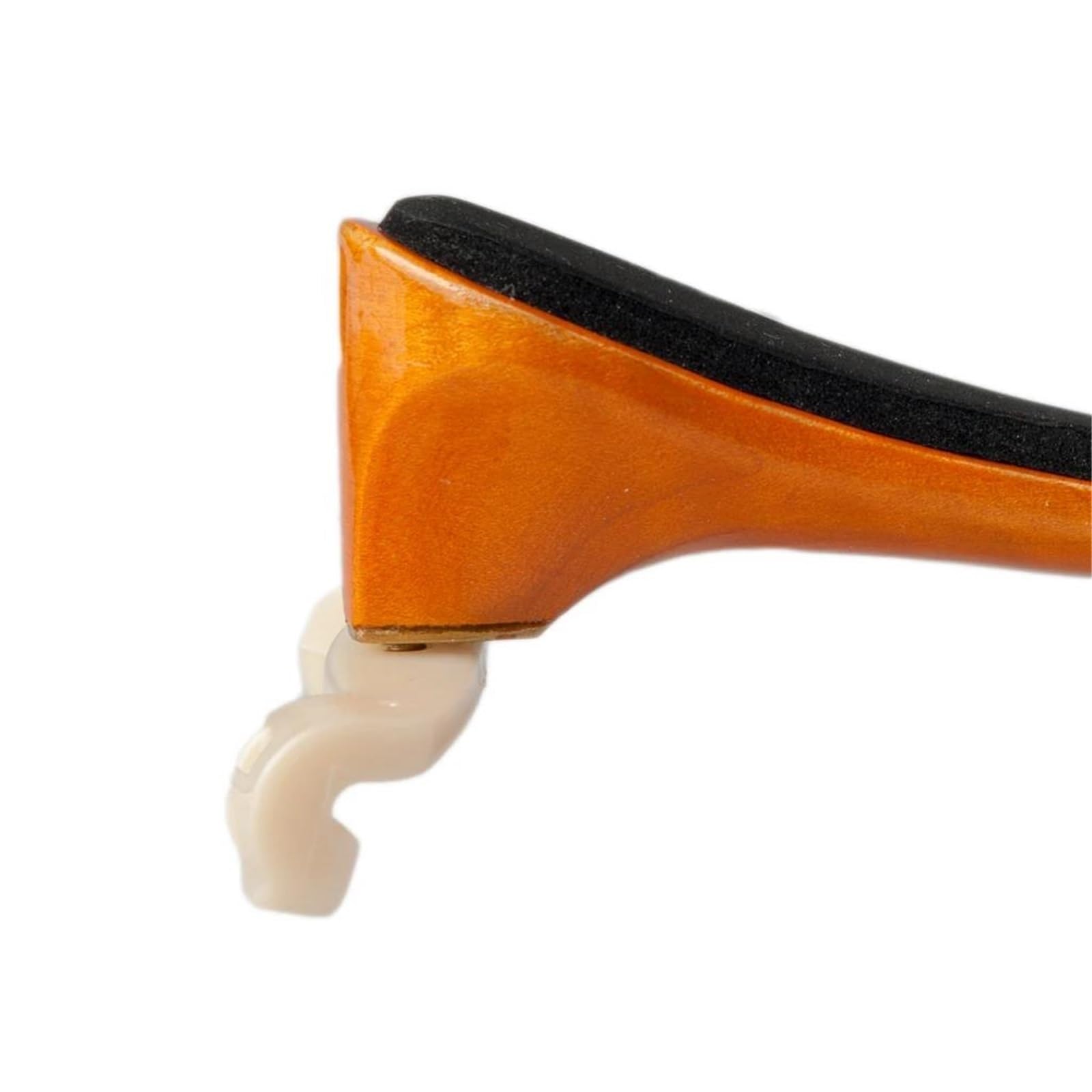 Reposapiés para violín Apoyahombros de violín de arce ajustable 4/4 3/4 con paño de limpieza y accesorios