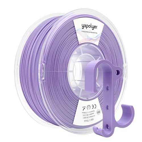 Image of ASA Filament 1.75mm Lavender Purple 1KG, UV & Weather & Heat Resistant 3D Printer Filament, High Speed and Easy Printing AMS-Compatible for Bambu Lab 3D Printer with Default ASA Settings