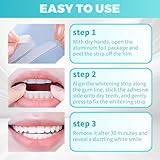 Teeth Whitening Strips, 28 Piece Tooth Whitening Pack for 14 Treatments, Premium Tooth Whitening Kits, Brighten Your Smile, Gentle Effective Remove Coffee & Tea Stains, Easy to Use at Home - Image 6
