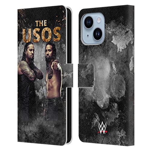 Étui portefeuille WWE The Usos pour iPhone 14 Plus : protégez votre écran et vos cartes