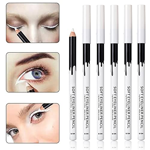 Weißer Kajal Kaiqikaixi 6 Eyeliner-Bleistifte für vielseitige Make-up-Anwendungen