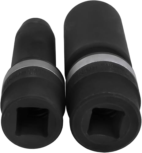 Miniatura 7 de Genius Tools 11 piezas 12" Dr. Metric TG-411MD - Juego de llaves de vaso de impacto giratorias