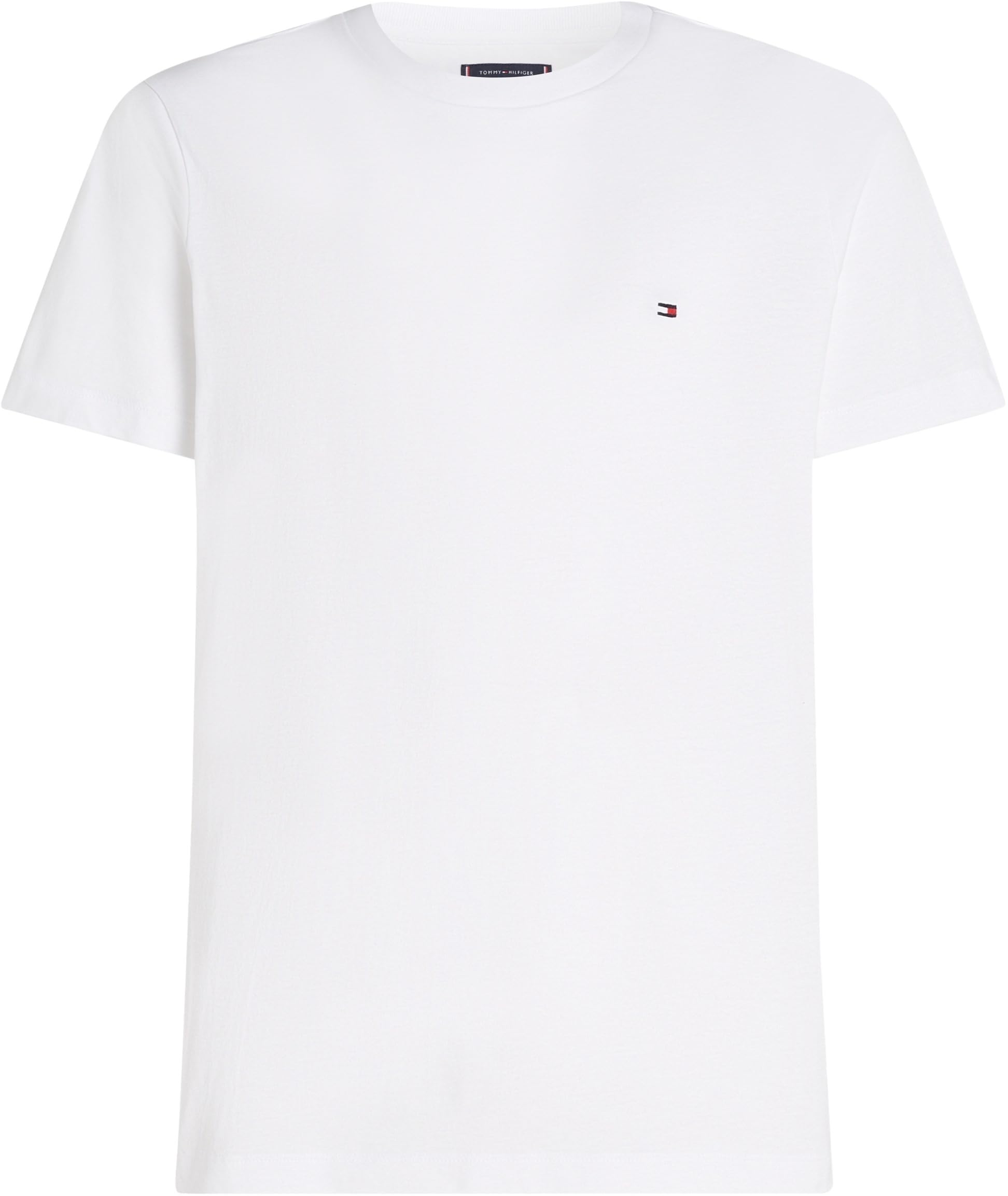 Tommy Hilfiger Camisetas de Manga Corta Hombre Essential Regular Fit con Cuello Redondo