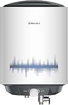 Bajaj Shield Series New Shakti 25L Storage Wall Mount Water Heater For Home, 5-Star Rated Geyser, Child Safety Mode, 10-Yr Tank, 6-Yr Element, 4-Yr Product Warranty,【White & Grey】