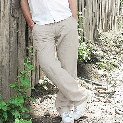 Leinenhose Für Herren - Leichte Sommerhose Mit Kordelzug Für Strand & Alltag