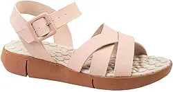 Sandalia Feminina Ortopédica Massageadora Confortavel Macia e Leve Via Angel 56.05