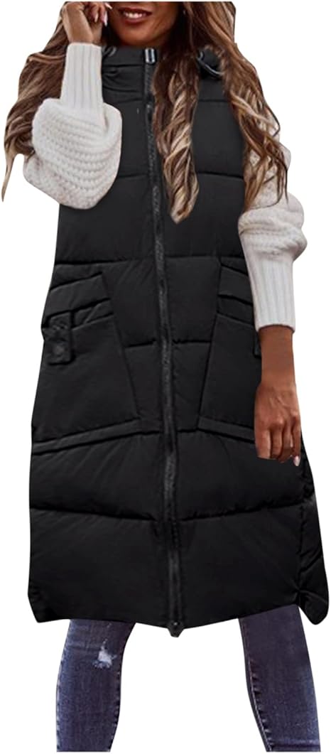 riou Abrigos Plumas Mujer Largo Invierno Chaqueta Sudaderas ...