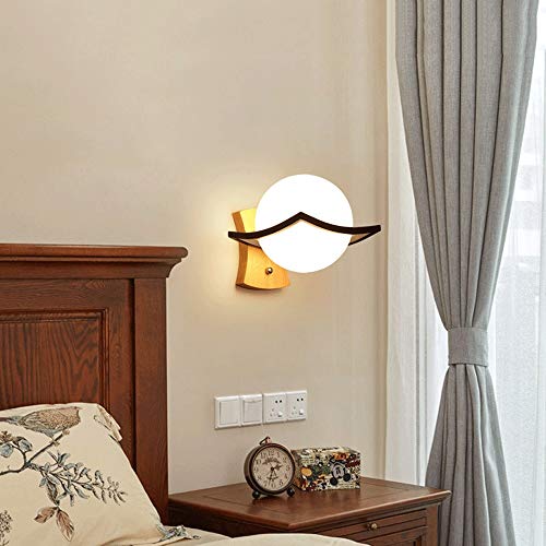 Applique murale moderne en bois haut de gamme E27