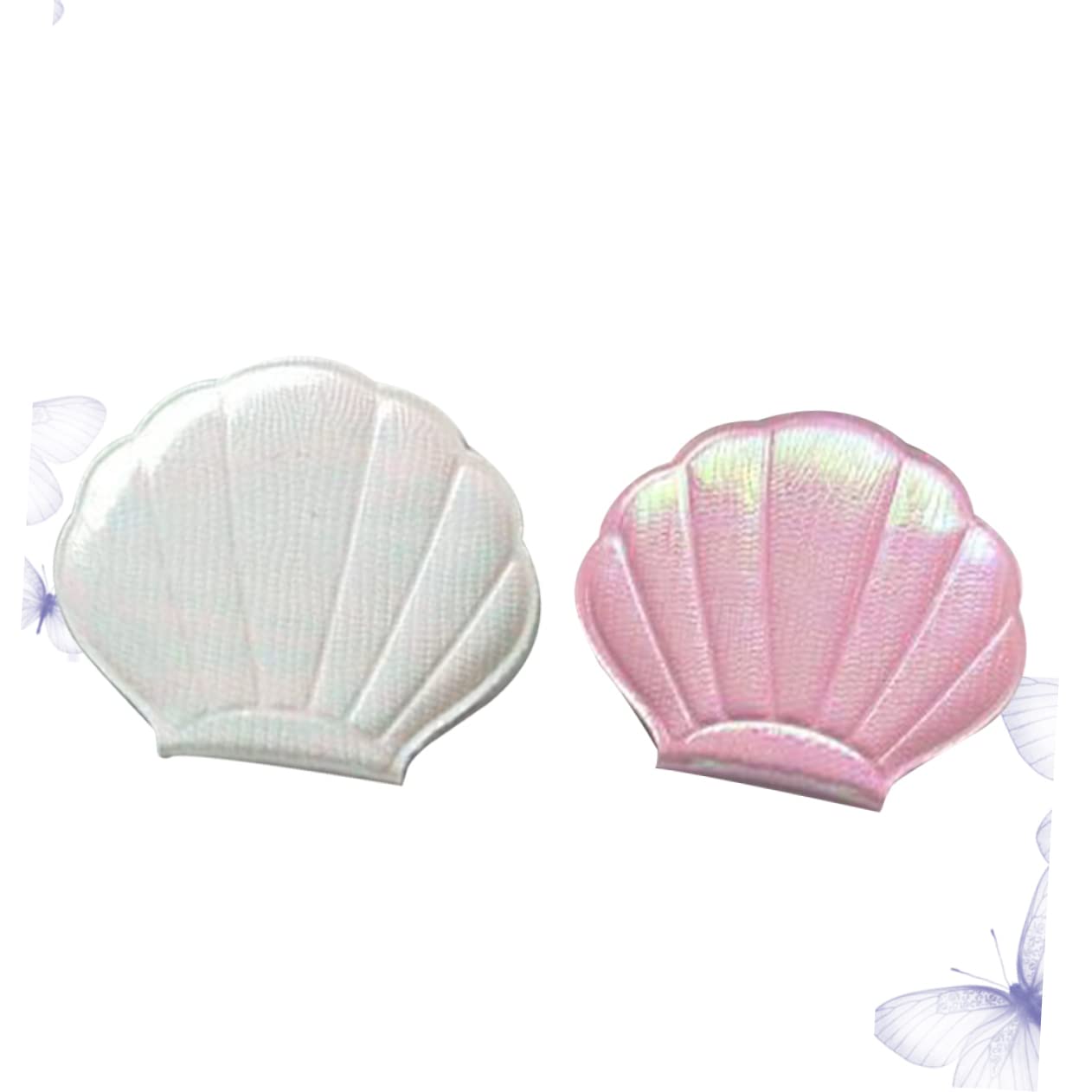 FRCOLOR 3 Set Piccolo Specchio Pieghevole Doppio Lato Ingrandimento Trucco Portatile Compatto Specchio Luminoso Per in Movimento 2 Pezzi * 3