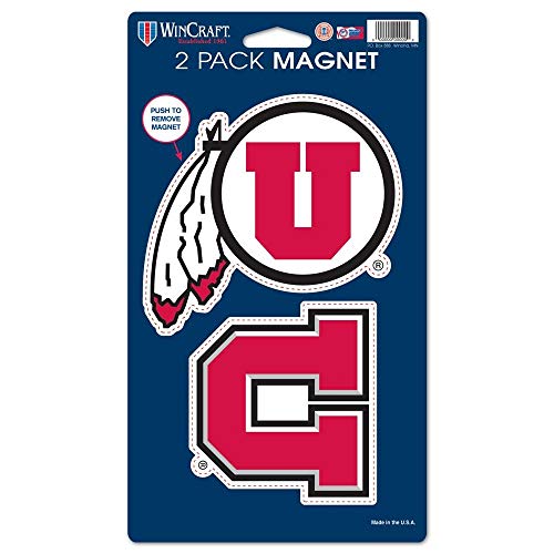 Wincraft NCAA University of Utah WCR29056014 Magnets (2 Pack), 5