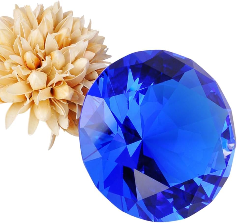 Amazon | Shantia クリスタル 水晶 ダイヤモンドカット 100mm ペーパー
