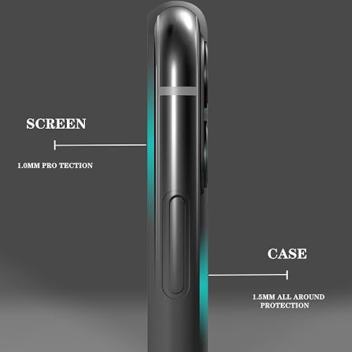 Miniatura 7 de Funda para iPhone 12, diseñada para iPhone 12 Pro, funda de TPU a prueba de golpes con suave antiarañazos de 6.1 pulgadas, diseño negro para iPhone