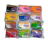 Presentes Mensorê Massa para Biscuit Inkway - Kit 12 Cores/Pacotes de 85g