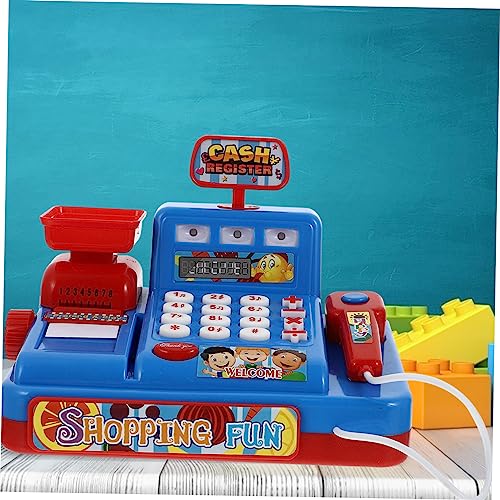 Toyvian Kidcraft Playset 1 Conjunto Simulação Caixa Registradora Educação Infantil Caixa Registrador