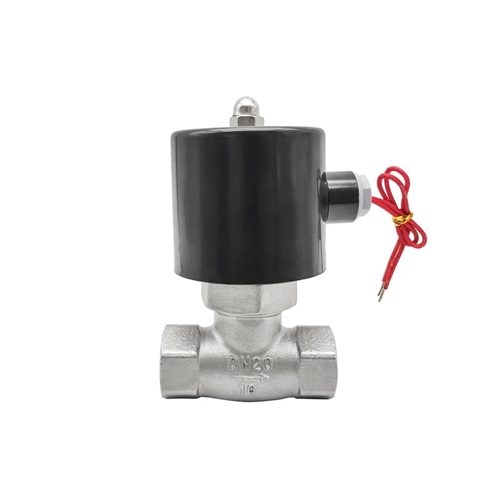 KKCZOFMJ 3/4" Stainless Steel Steam Solenoid Valve Normally Closed Solenoid Valve 24V 12V 220V 110V(110VAC)