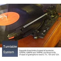 TAISK Gramophone, Tourne-Disque Vinyle Tourne-Disque Bluetooth Tourne-Disque phonographe Vintage avec Vie intéressante… - Les Beatles, Paul McCartney, John Lennon, RIngo Starr, George Harrison TAISK Gramophone, Tourne-Disque Vinyle Tourne-Disque Bluetooth Tourne-Disque phonographe Vintage avec Vie intéressante… – Image 7