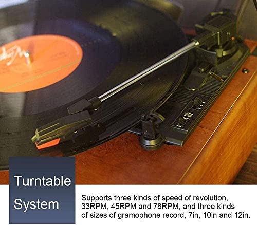 TAISK Gramophone, Tourne-Disque Vinyle Tourne-Disque Bluetooth Tourne-Disque phonographe Vintage avec Vie intéressante… - Les Beatles, Paul McCartney, John Lennon, RIngo Starr, George Harrison TAISK Gramophone, Tourne-Disque Vinyle Tourne-Disque Bluetooth Tourne-Disque phonographe Vintage avec Vie intéressante… – Image 8